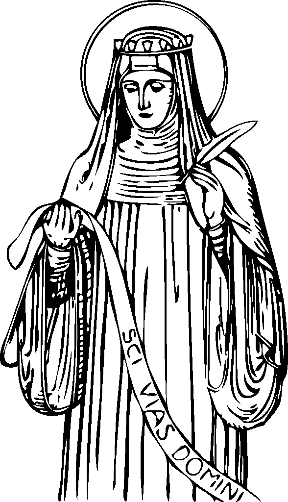 dessin de sainte hildegarde de bingen