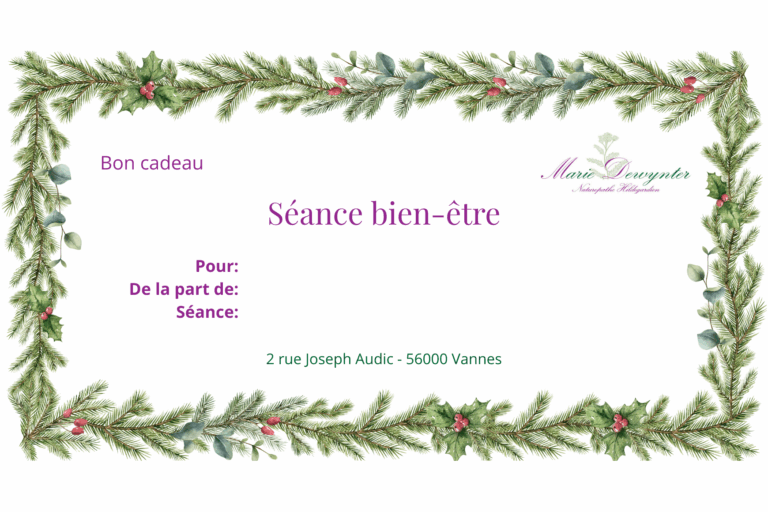 Bon cadeau pour Noël